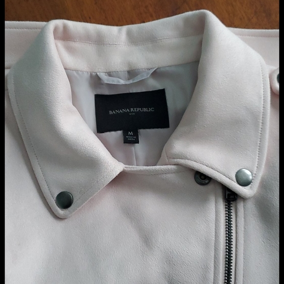 Banana Republic Faux Suede Moto Jacket - Picture 4 of 16